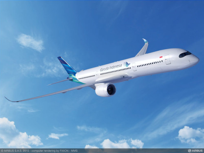 Garuda Indonesia Airbus A350XWB Paris Air Show