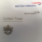 British Airways Golden Ticket