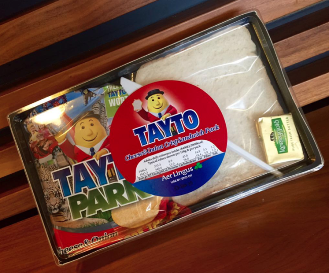 Tayo Crisp Sandwiches - Image, Aer Lingus
