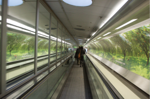 Heathrow Terminal 1 Green Mile