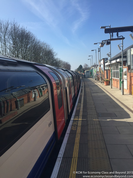 Tube Strike - London Underground Train at Epping - Image, Economy Class and Beyond