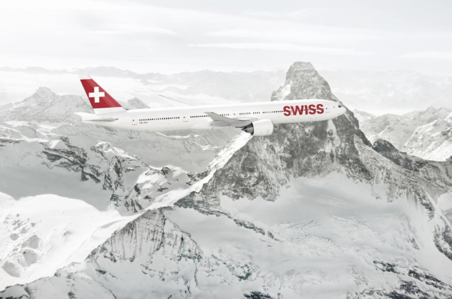 Swiss Boeing 777 rendering