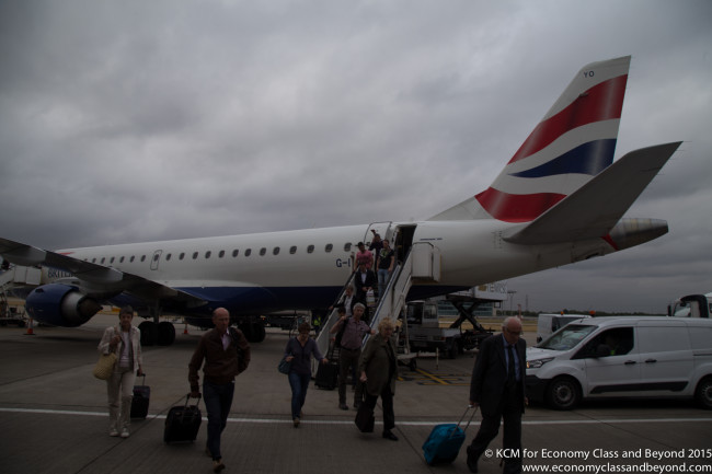 BA8735 Frankfurt to London City Airport (Club Europe)
