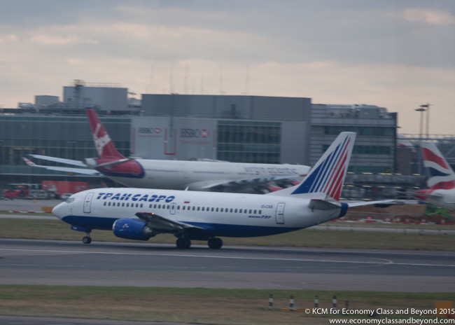 Transaero Boeing 737 landing at Heathrow - Image, Economy Class and Beyond