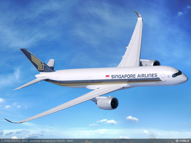 Singapore Airline Airbus A350-900 ULR - Rendering, Airbus