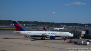 Delta Boeing 757-200 at Washigton National - Image, Economy Class and Beyond