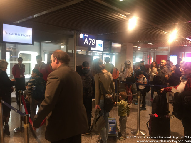 Dusseldorf Airport - Boarding Queue 