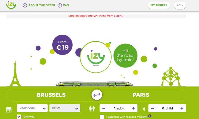 Izy by Thalys