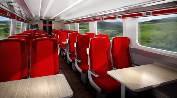 Virgin Trains Azuma Standard Class- Image, Virgin Trains 
