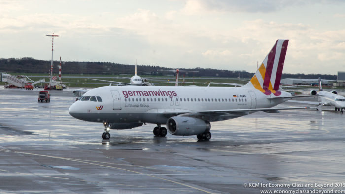 Germanwings Airbus A320 taxing at Hamburg Airport - Image, Economy Class and Beyond