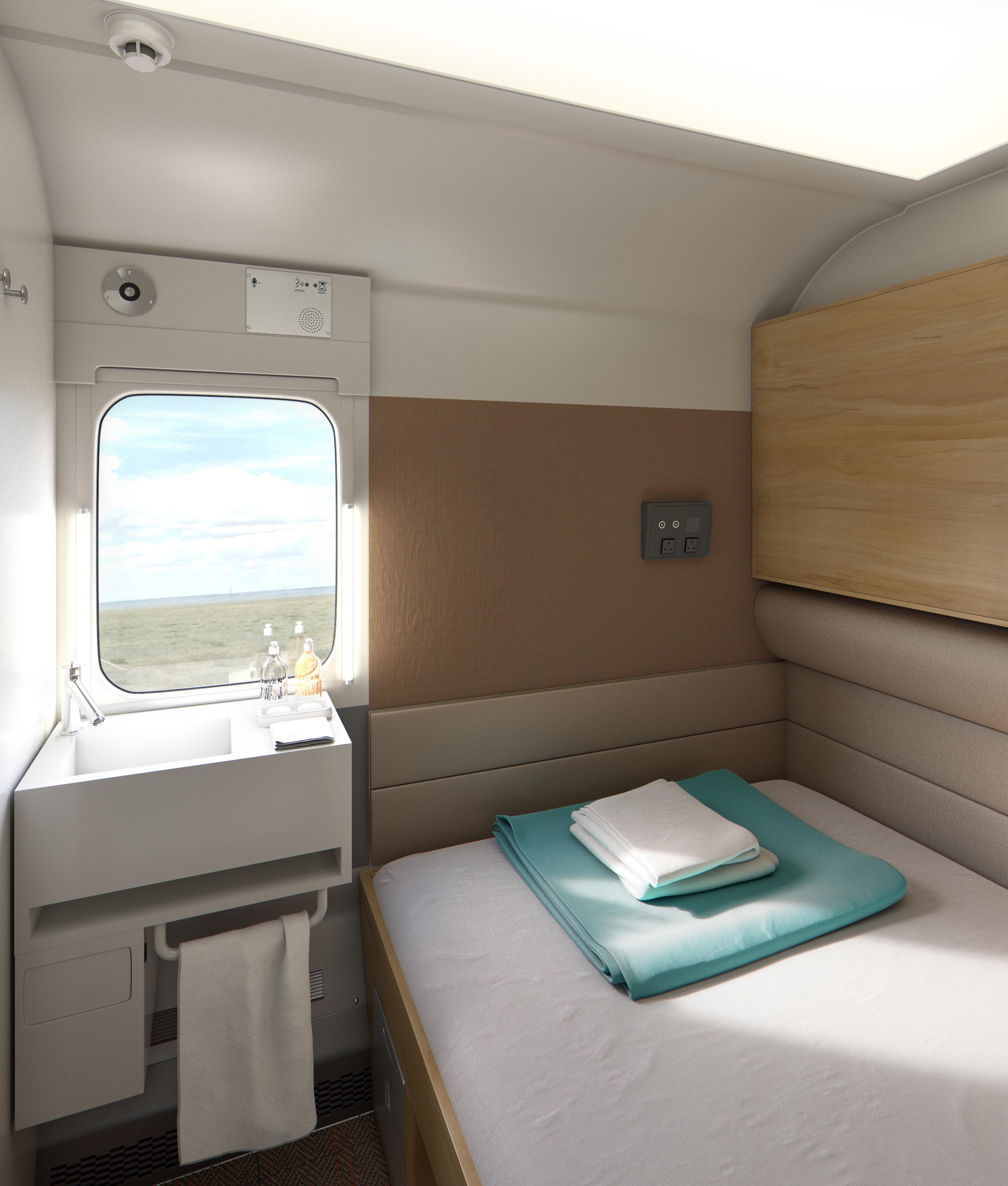 Caledonian Sleeper service previews its new accommodations - Economy