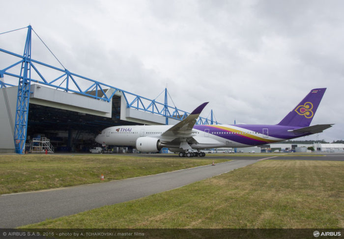 Thai Airways Airbus A350 rolls out - Image, Airbus