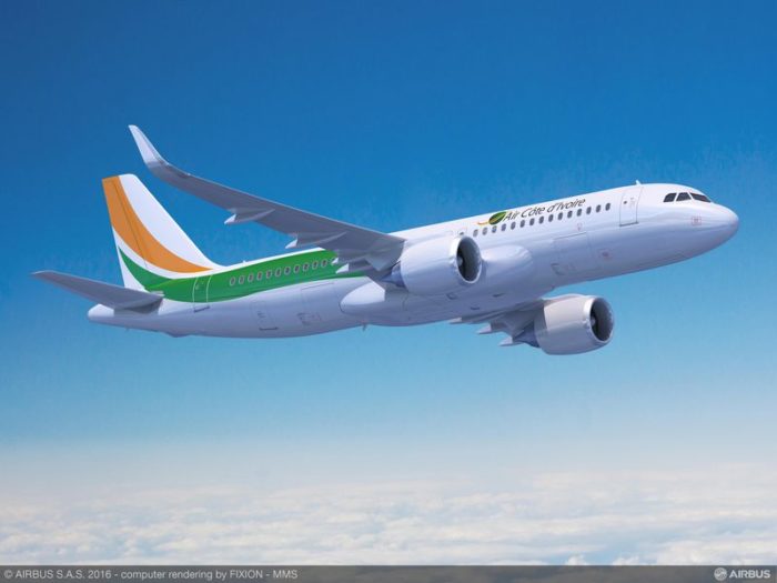 Air Côte d’Ivoire A320neo - Rendering, Airbus