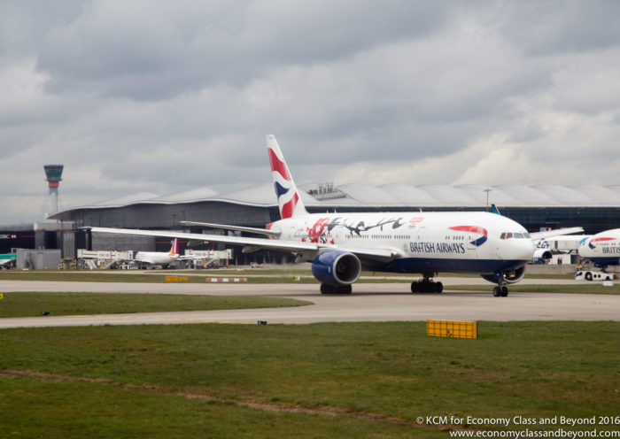 British Airways Boeing 777-200ER "Marsha Ma - East meets West", Image - Economy Class and Beyond