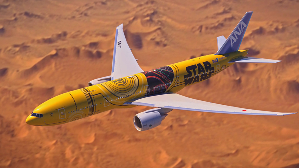 ANA reveals the latest Star Wars Jet - Economy Class & Beyond