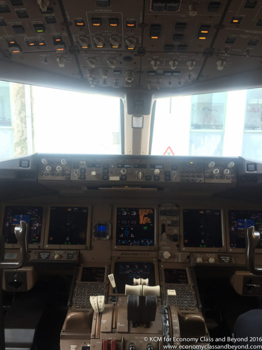 American Airlines Boeing 777-300ER Cockpit