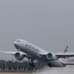 American Airlines Boeing 777 taking off - Image, Economy Class and Beyond