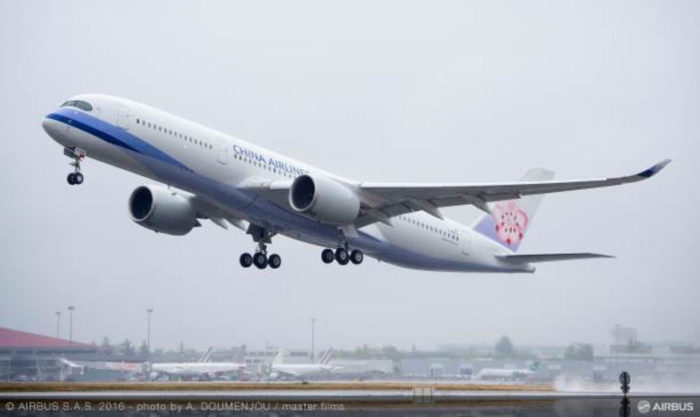 China Airlines A350-900 taking off for the first time - Image, Airbus