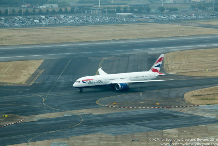 British Airways Boeing 787-9 Dreamliner at London Heathrow - and soon to serve the Seychelles - Image, Economy Class and Beyonsd
