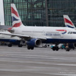 British Airways Airbus A319 = Canon 100-400L series lens