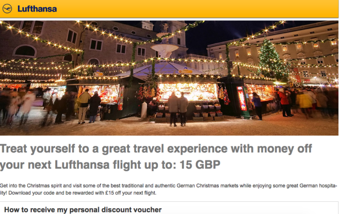 Lufthansa discount