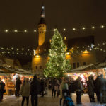 Tallinn Town Hall and Christmas Tree - Image, Economy Class and Beyond