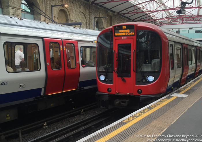 London Underground S Stock train at Farringdon - Image, Economy Class and Beyond