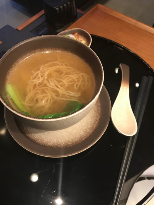 Cathay Pacific noodle
