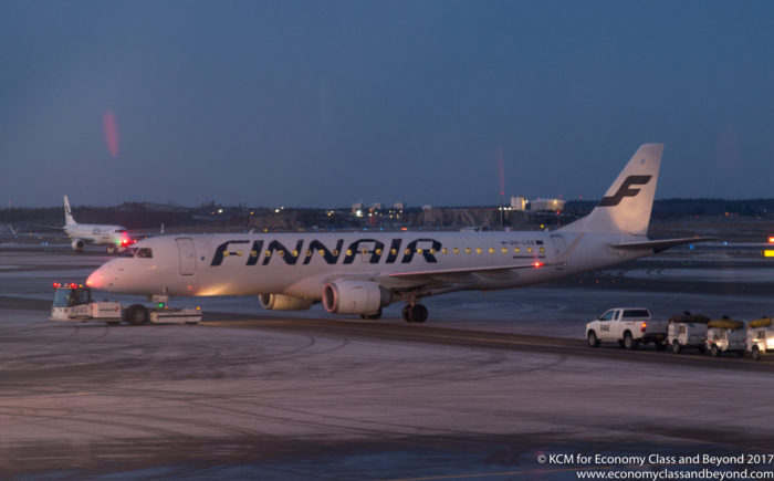 Finnair Embraer E-190 at Helsinki Vantaa Airport - Image, Economy Class and Beyond