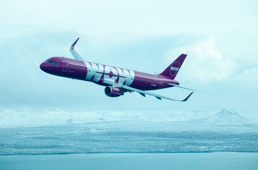 WOW Air A321 - Image, WOW Air via Pintrest