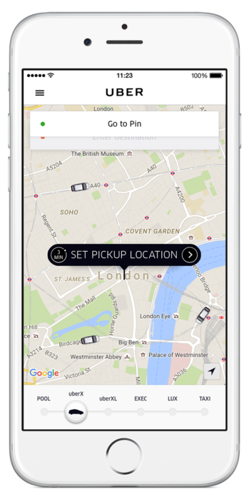 Uber app london 