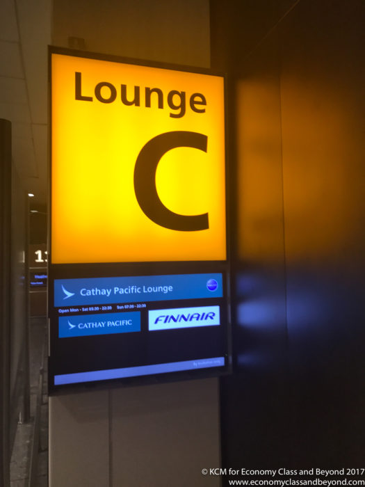 Cathay Pacific Lounge Heathrow