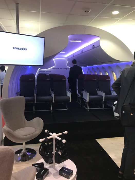 Bombardier CSeries Mockup - Image, Economy Class and beyond