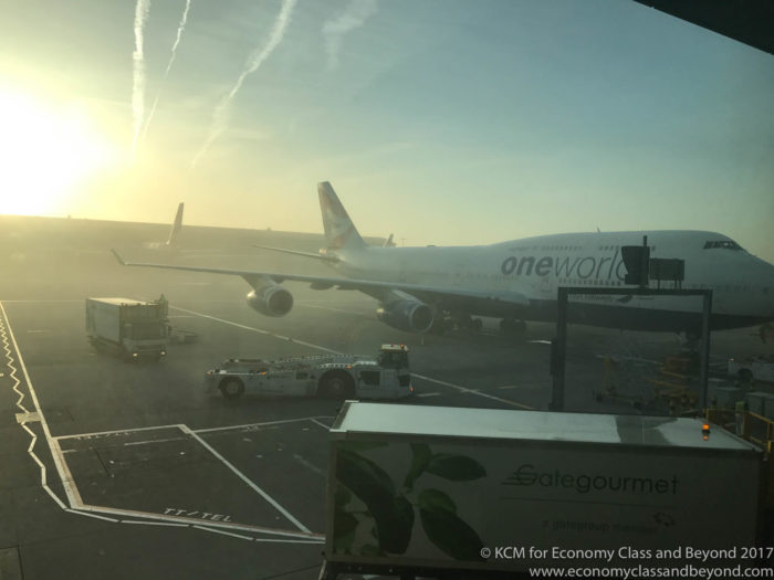 Heathrow Terminal 5 - Boeing 747 7 in the morning ight 