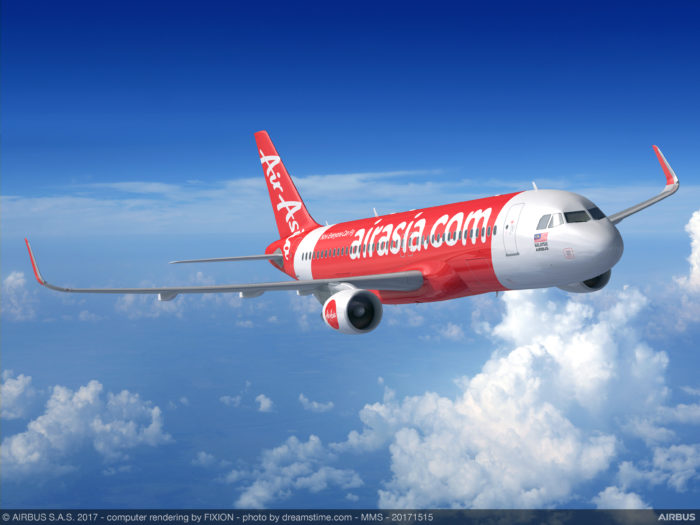 A320ceo AirAsia - Rendering, Airbus