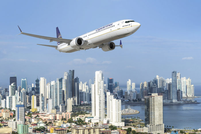 Copa Airines Boeing 737 MAX 10 with Panama in the background - Rendering, The Boeing Company