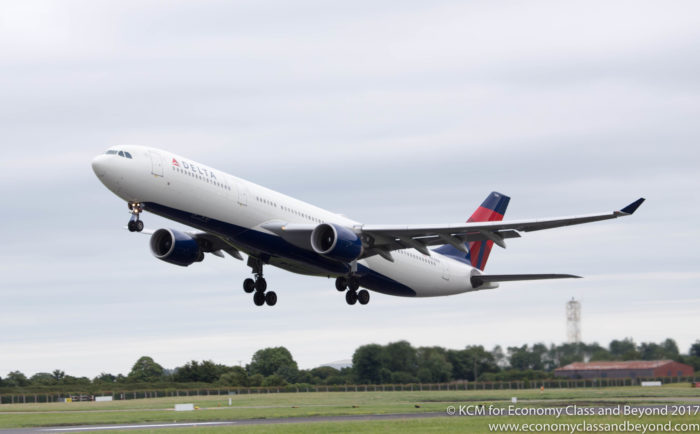 Delta Air Lines Airbus A330-300 Dublin Airport - Image, Economy Class and Beyond