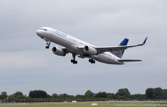 United Airlines Boeing 757-200 Dublin Airport - Image, Economy Class and Beyond