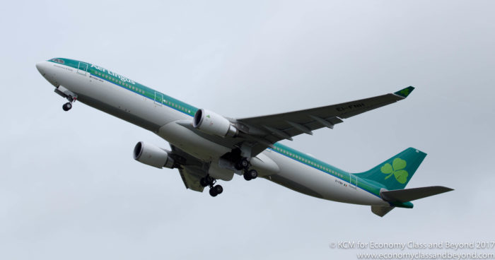 Aer Lingus Airbus A330-300 departing Dublin - Image, Economy Class and Beyond