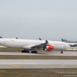 SAS Airbus A340-300 taxing at Chicago O'Hare International Airport - Image, Economy Class and Beyond