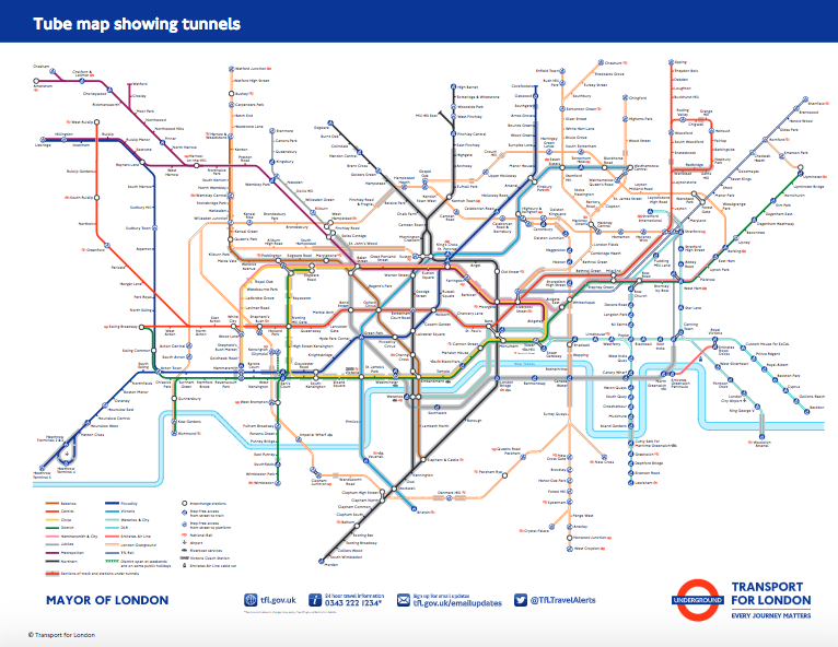 A new Tube Map - for those who suffer with claustrophobia (or don't ...