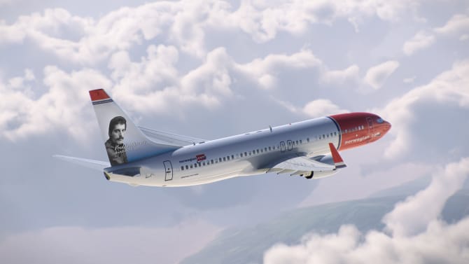 norwegian air shuttle Freddie Mercury