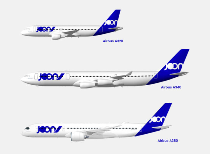a group of airplanes with blue and white text