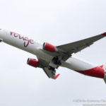 Air Canada Rouge Boeing 767-300ER departing Dublin, Image - Economy Class and Beyond