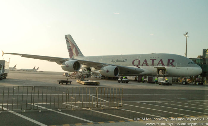 Qatar Airways Airbus A380 at Hamad International Airport, Doha - Image, Economy Class and Beyond