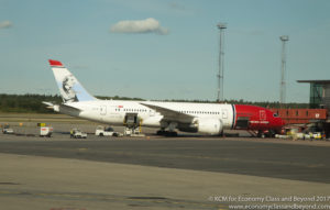 Norwegian Boeing 787-8 Dreamliner at Stockholm Arlanda Airport - Image, Economy Class and Beyond