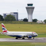 British Airways BA CityFlyer Embraer E-190 departing Birmingham Airport UK - Image, Economy Class and Beyond