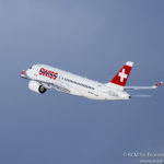 Swiss Bombardier C Series CS100 departing Zurich Airport - Image, Economy Class and Beyond