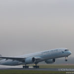 Cathay Pacific Airbus A350-900 departing Manchester - Image, Economy Class and Beyond