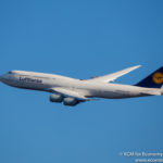 Lufthansa Boeing 747-8i departing Chicago O'Hare International - Image, Economy Class and Beyond